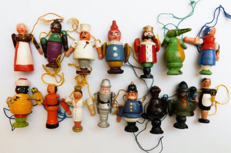 Winterhilfe, zimní pomoc - Figurky s pohyblivými rameny 1940