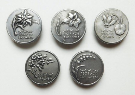 Winterhilfe, zimní pomoc - Alpské květiny 1939