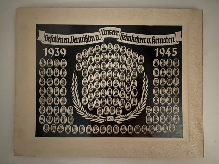 tablo padlých 1939-1945
